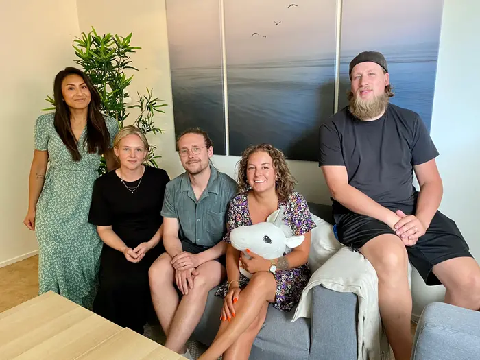 Joanna, Sanna, Kevin, Elin och Micke i Ungdomsteamet